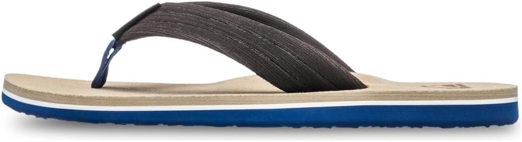 Мужские шлепанцы Quiksilver Molokai Layback с текстурированной подошвой, Sand — фото 3