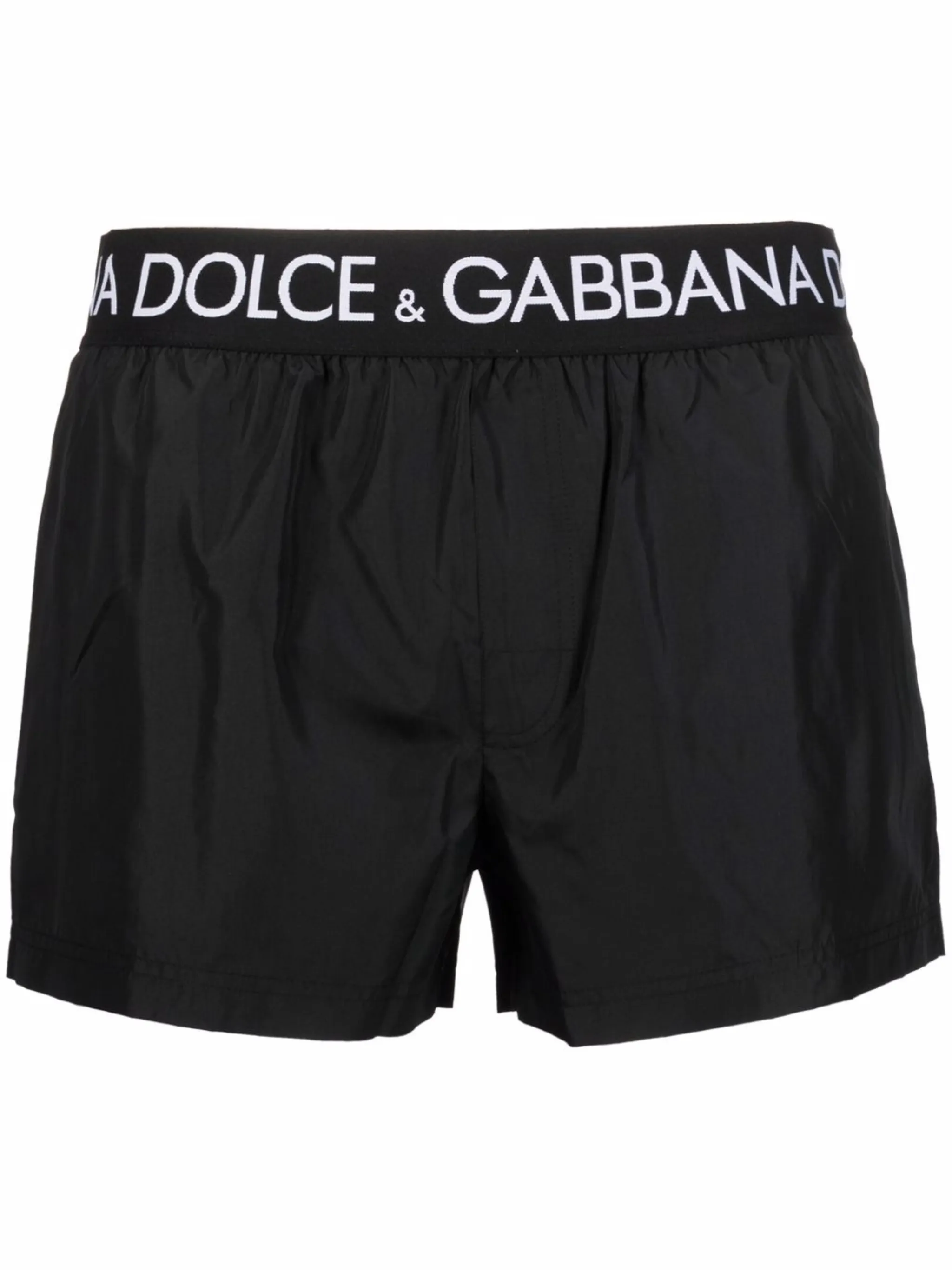 

Плавки-шорты с логотипом Dolce & Gabbana, черный