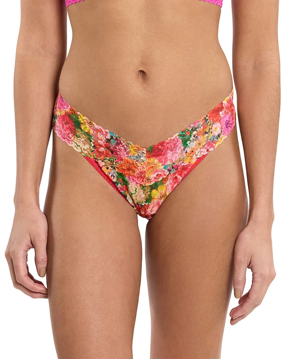 

Высокие кружевные трусики с V-образной вырезкой Hanky Panky, многоцветный