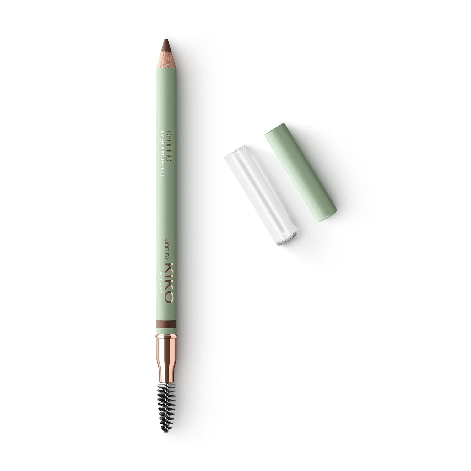 Карандаш для бровей KIKO Milano Kind by KIKO Defining Eyebrow Pencil 03, с щеточкой для бровей, 03 Dark Chocolate