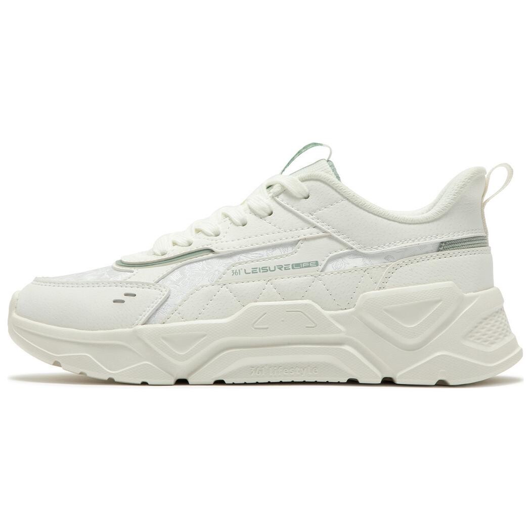 

Кроссовки Lifestyle женские с низким верхом Feather White/light Smoky Green 361°