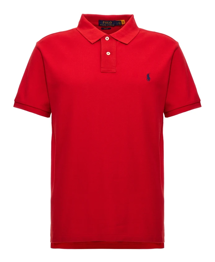 

Классическая хлопковая рубашка-поло пике Polo Ralph Lauren, красный