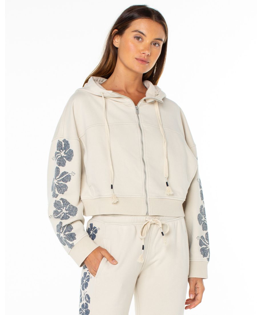 

Детская толстовка на молнии с графическим принтом "Fringing Reefs" Roxy, Pumice Fringing Reefs