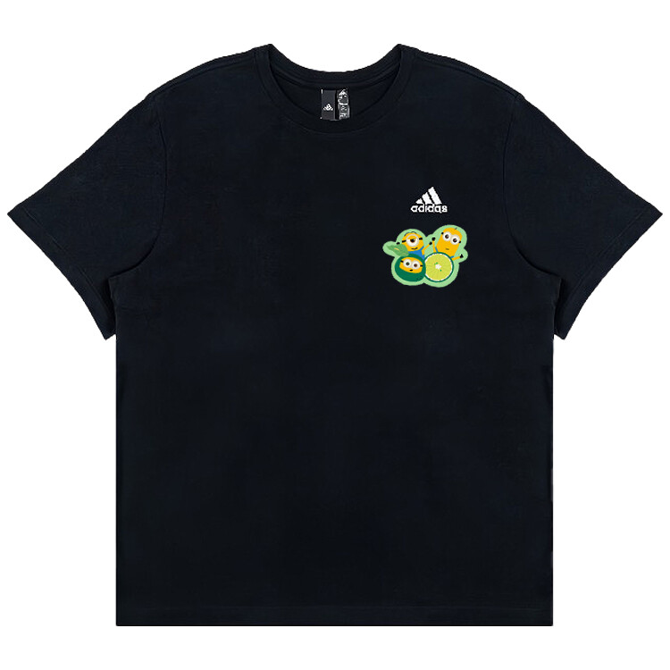 

Футболка унисекс черная Adidas, черный