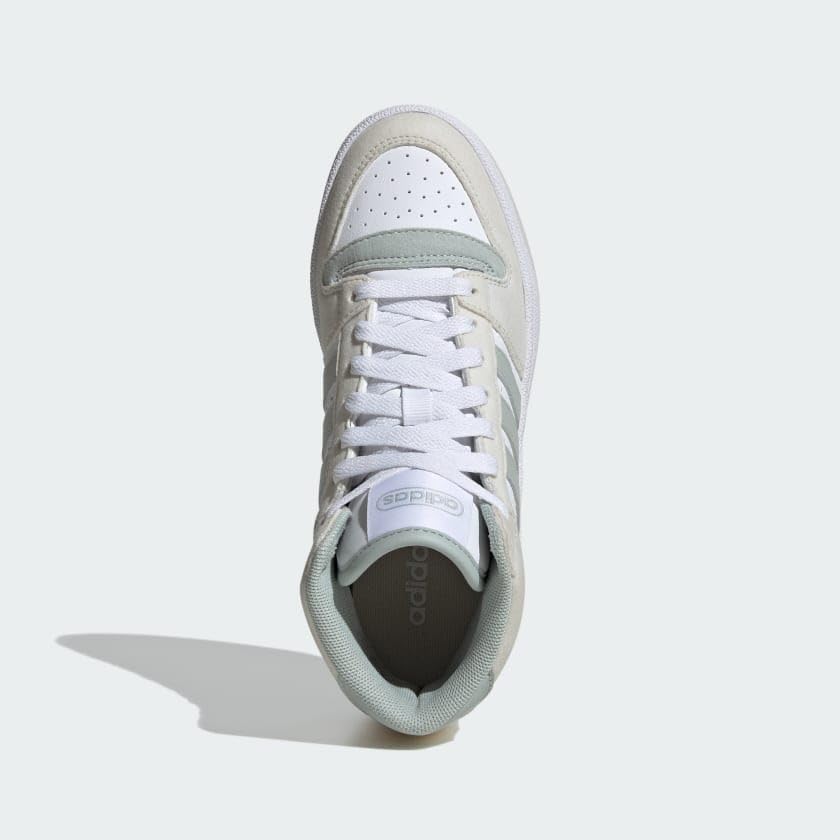 Детские кроссовки Adidas Break Start Mid Top (унисекс), белый/серый — фото 2