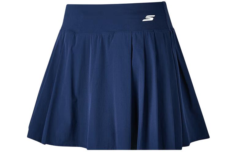 

Футболка Comfort Sports Series SS24 Повседневная короткая юбка Женская Морская университетская синяя Skechers