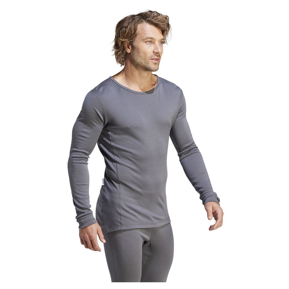 Футболка с длинным рукавом adidas Xperior Merino 260 Baselayer, серый — фото 4