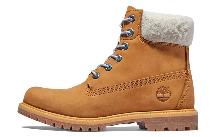 

Ботинки Timberland Women's 6 Inch Premium Boot 'Wheat Blue Fur Collar'