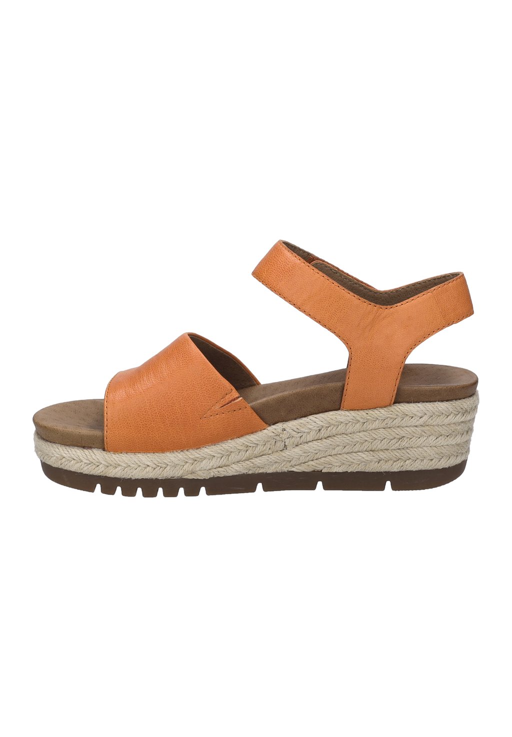 Босоножки на танкетке Espadrilles Josef Seibel, оранжевый