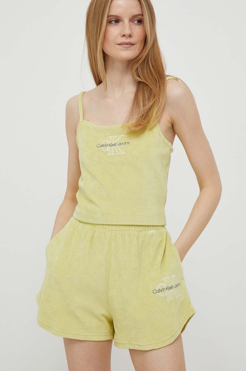 

Топ Calvin Klein Jeans, зеленый