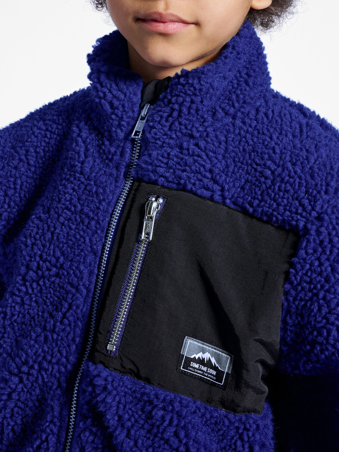 Куртка Sometime Soon Jacke Stmventure Fleece Jacket, цвет NAVY PEONY — фото 4
