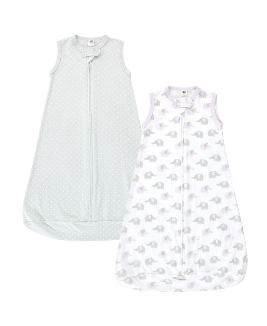 

Хлопковая блузка с длинными рукавами - решение для сна Hudson Baby, Lilac elephants sleeveless