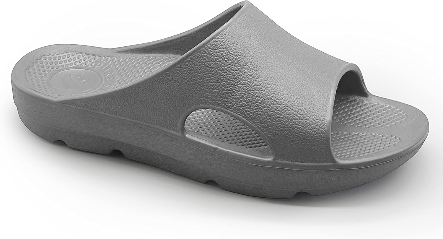 

Терапевтические сандалии Pure Stride, ортопедические сандалии при подошвенном фасците, шпорах на переднем отделе стопы и пятке, для облегчения боли и поддержки свода стопы, серый