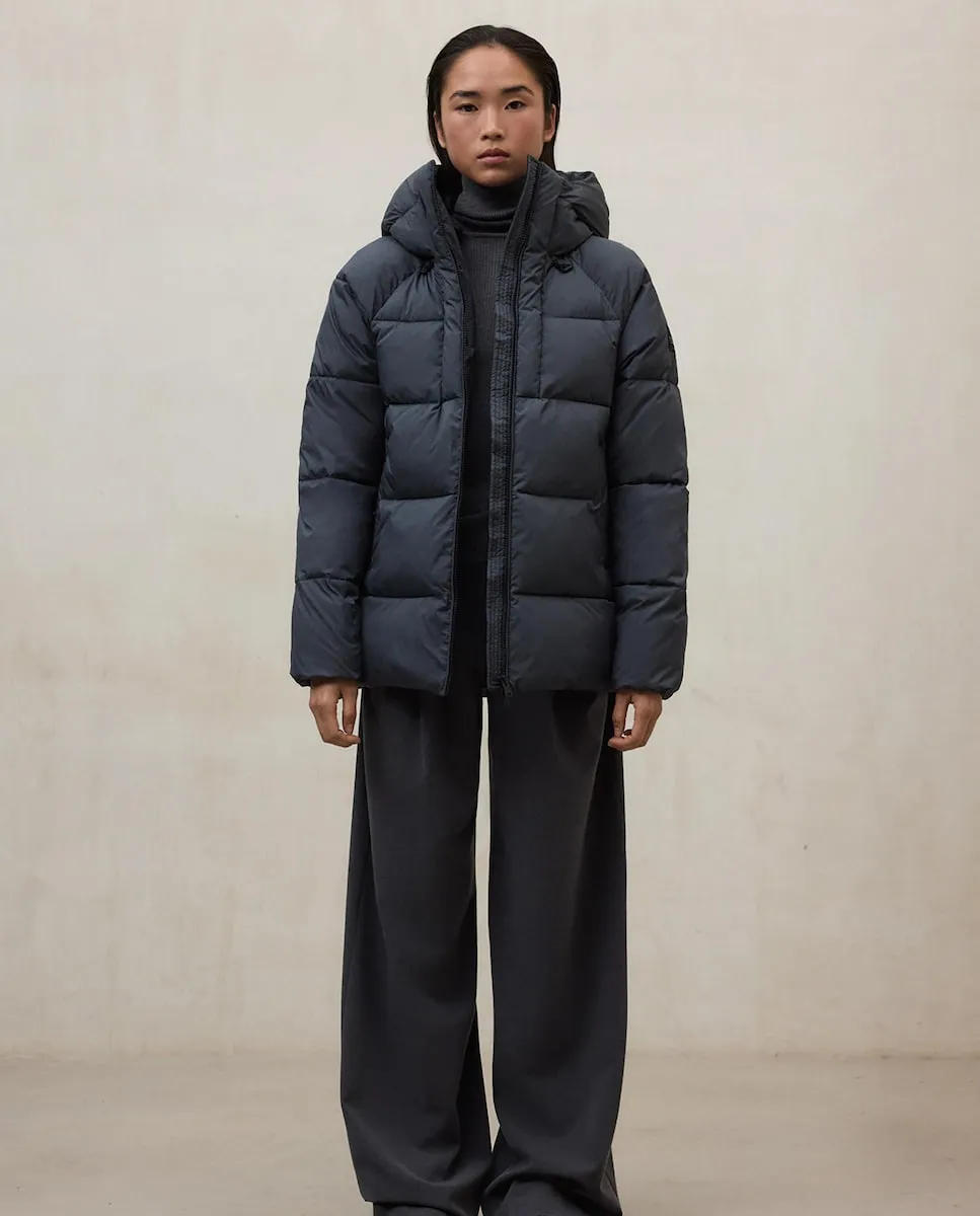 

Женское пальто с капюшоном и двусторонней застежкой-молнией Ecoalf, синий