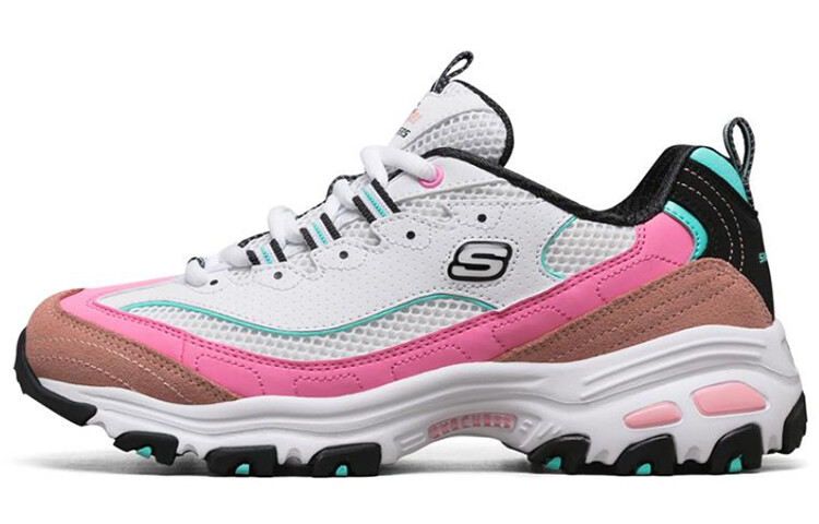 

Кроссовки женские D"Lites 1.0 Chunky с низким верхом, белые/розовые/синие Skechers, Синий, Кроссовки женские D"Lites 1.0 Chunky с низким верхом, белые/розовые/синие Skechers