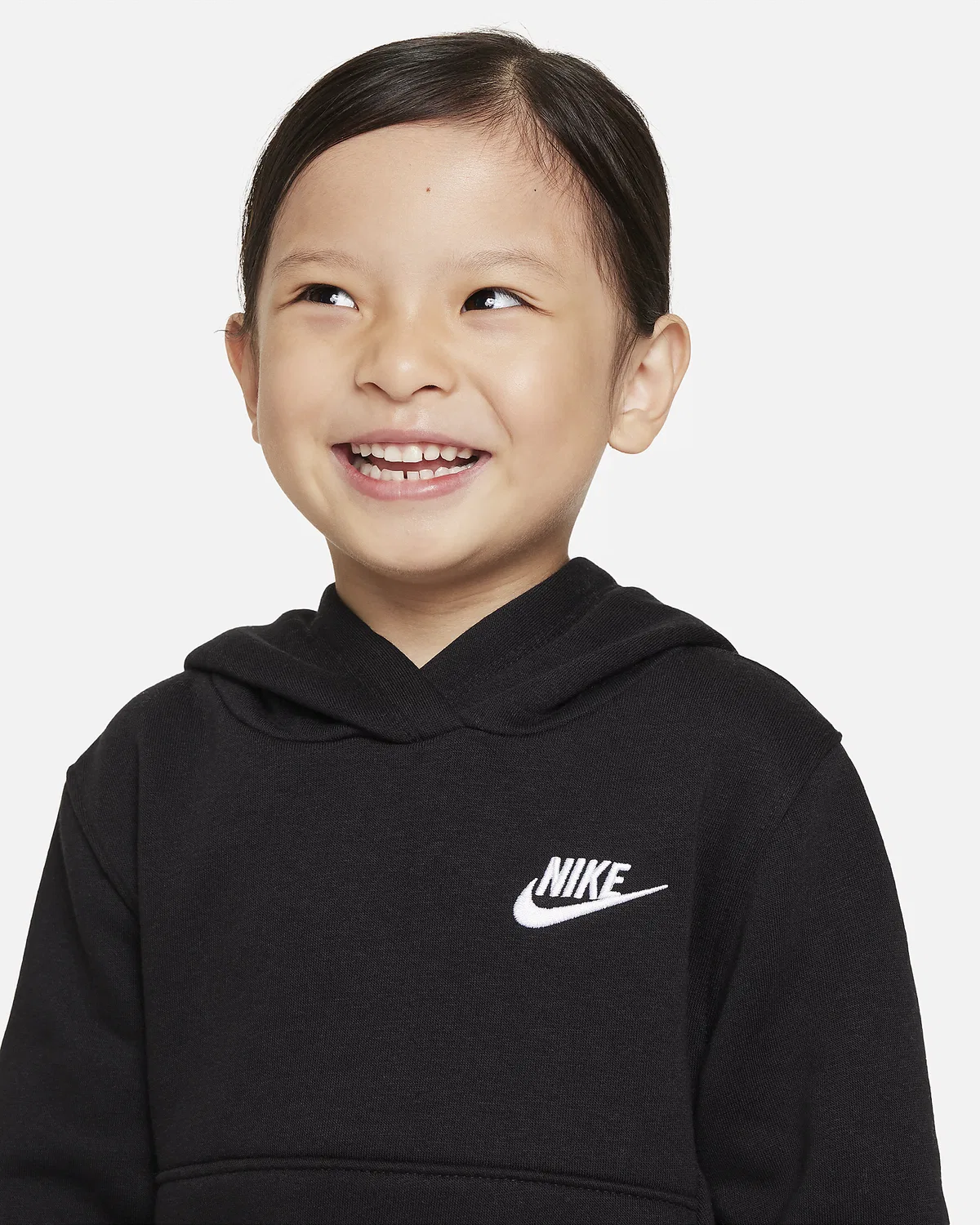 Детская толстовка-худи Nike Sportswear Club Fleece, Black — фото 3