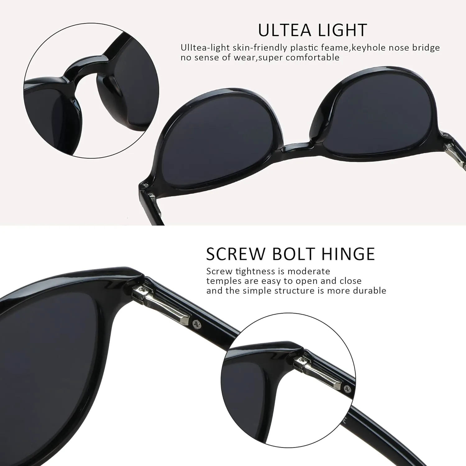 

Солнцезащитные очки VisionGlobal, 2 пары, поляризованные/для чтения, с линзами UV400 для женщин, модные солнцезащитные очки для вождения, Black+chilling Pink