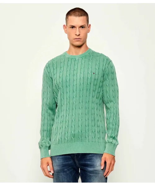 

Свитер Regular fit Tommy Hilfiger, зеленый