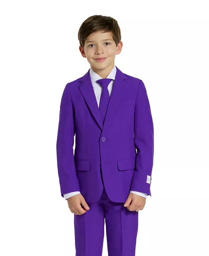 Детский костюм из 3-х предметов Purple Prince для мальчиков OppoSuits, фиолетовый — фото 3