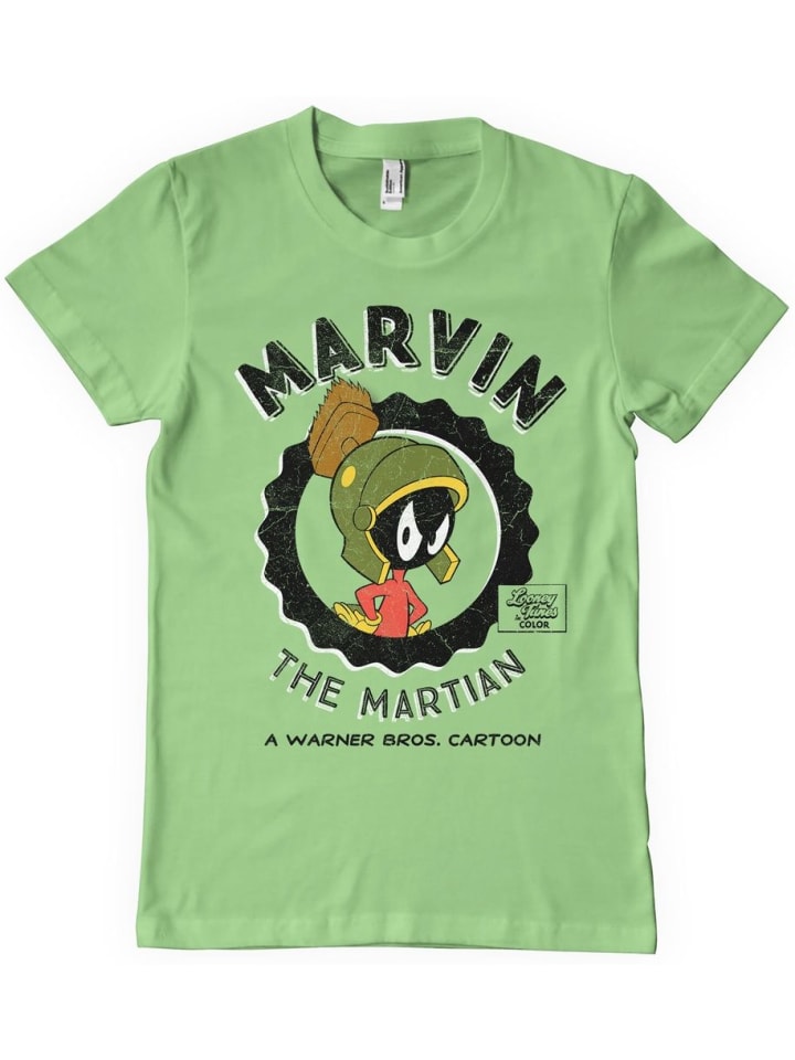 

Футболка Marvin The Martian T-Shirt Looney Tunes , зеленый