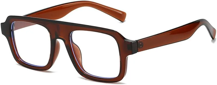 

Солнцезащитные очки UV400 с градиентной расцветкой (прозрачный, красный, синий, панк) для женщин и мужчин, для бега и активного отдыха UYPTK, Brown Clear