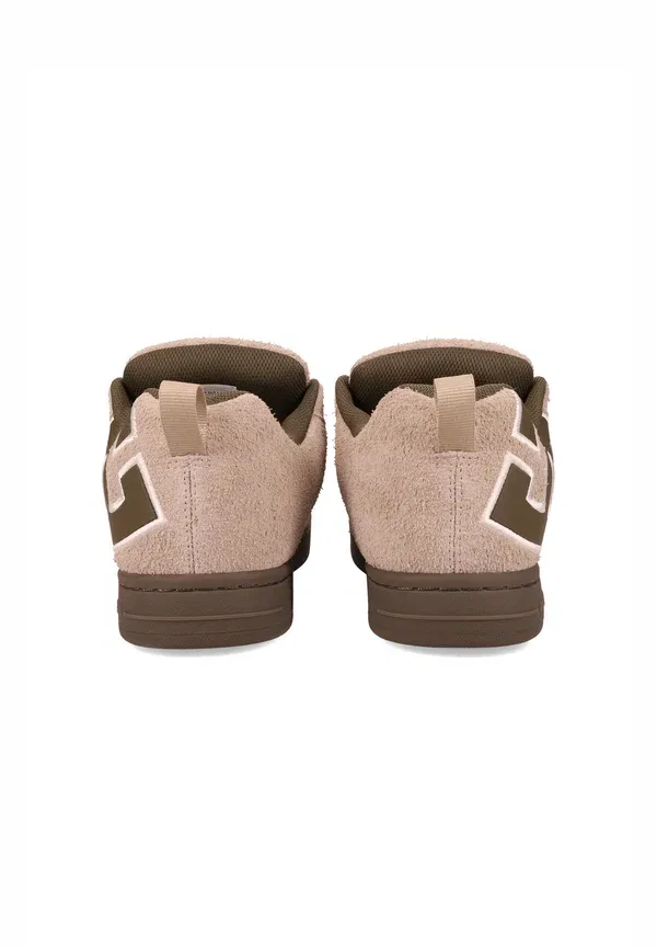 Кроссовки для скейтбординга Court Graffik Dc Shoes, цвет серо-коричневый оливковый — фото 4