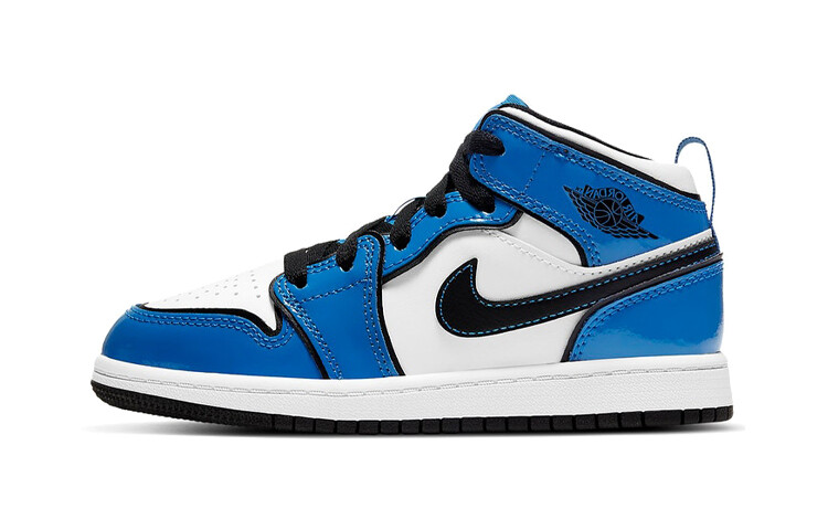 

Кроссовки Jordan 1 Mid Signal Blue PS
