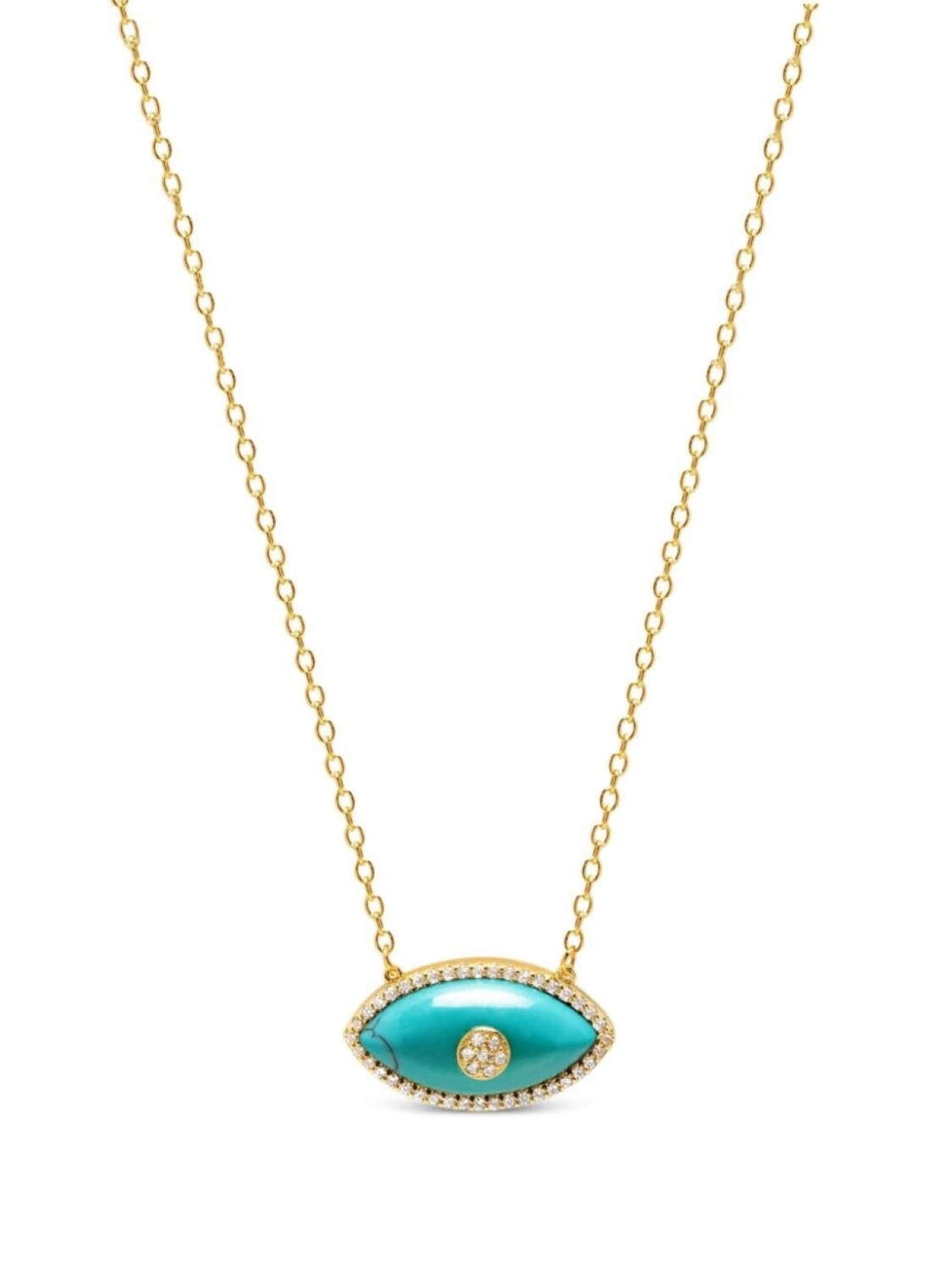 

Цепочка на шею Evil Eye Nialaya Jewelry, золотой