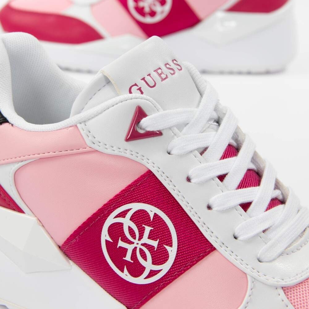 Кроссовки tesha logo 4g Guess, розовый — фото 3