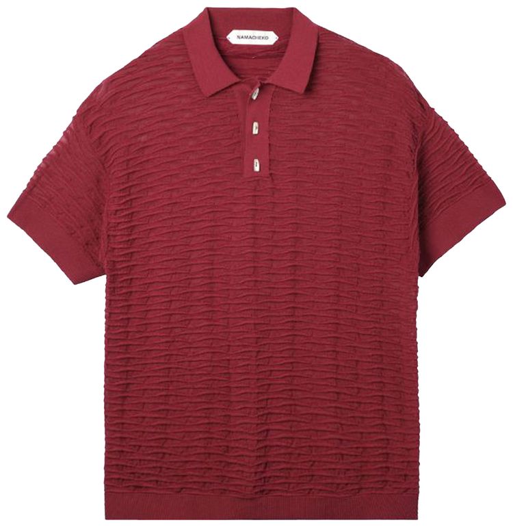 

Футболка-поло с короткими рукавами Namacheko Taske Scale, бордовая, Красный, Футболка-поло с короткими рукавами Namacheko Taske Scale, бордовая
