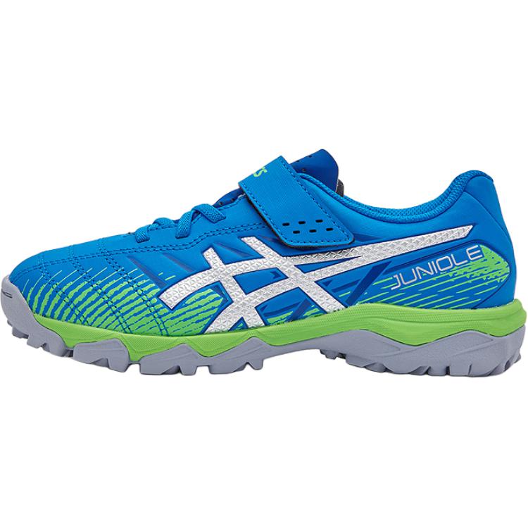 

Детские футбольные бутсы с низкой амортизацией и износостойкостью ASICS, синий