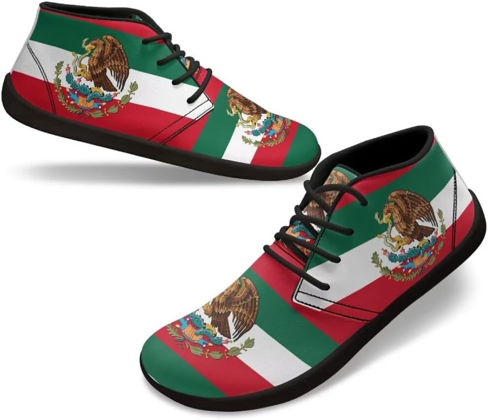 

Женские и мужские минималистичные кроссовки для бега, здоровые и противоскользящие кроссовки, оптимальное расслабление, мягкая подкладка Fuialdolg, Mexican Flag