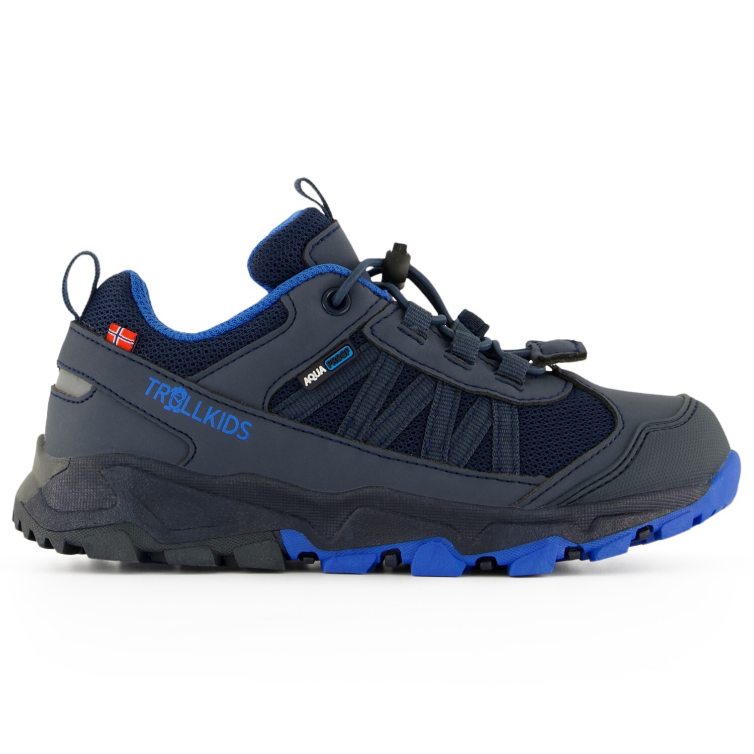 

Мультиспортивная обувь Trollkids Kid's Tronfjell Hiker Low, цвет Navy/Medium Blue