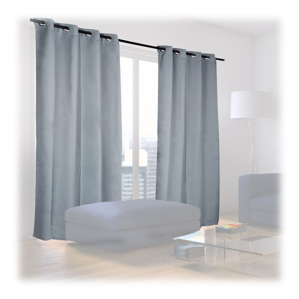 

Плотные шторы Relaxdays серые 135,0 x 245,0 см, серый