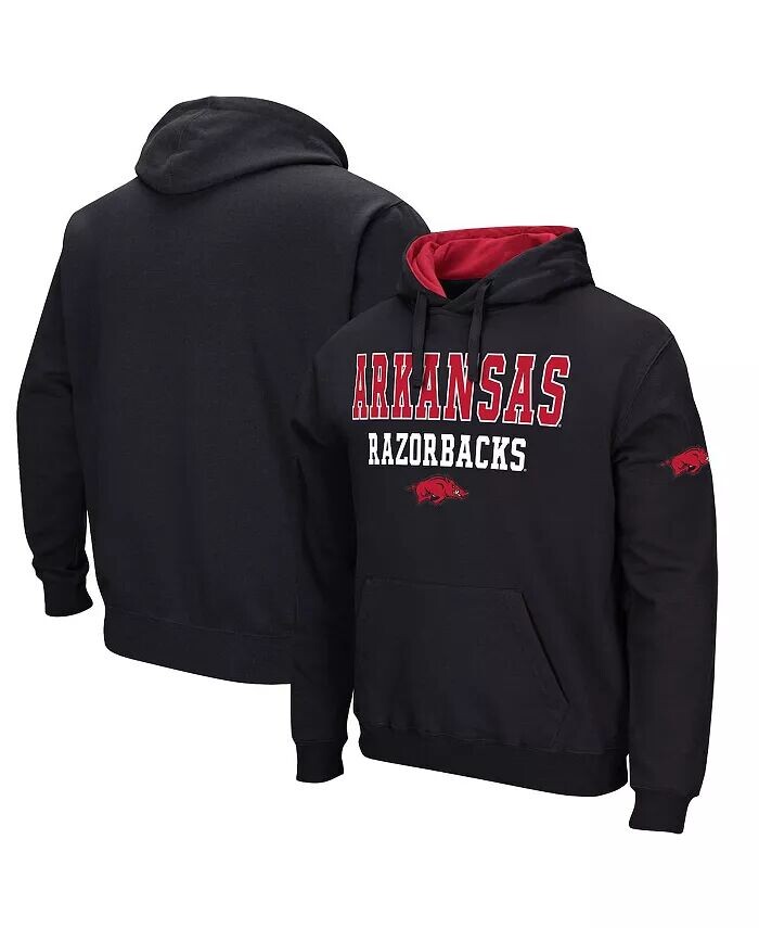 

Мужская черная толстовка с капюшоном Arkansas Razorbacks Sunrise Colosseum