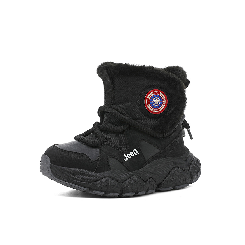 Утепленные зимние ботинки mid top для детей с противоскользящей и износостойкой подошвой Jeep, pale pine зеленый[fleece-lined] — фото 4