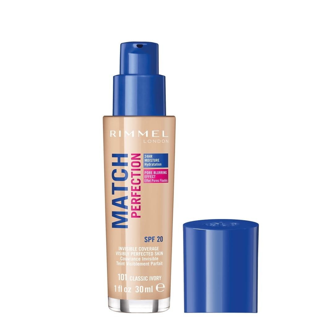

Тональный крем для лица match perfection foundation Rimmel London, match perfection foundation, объем 30 мл