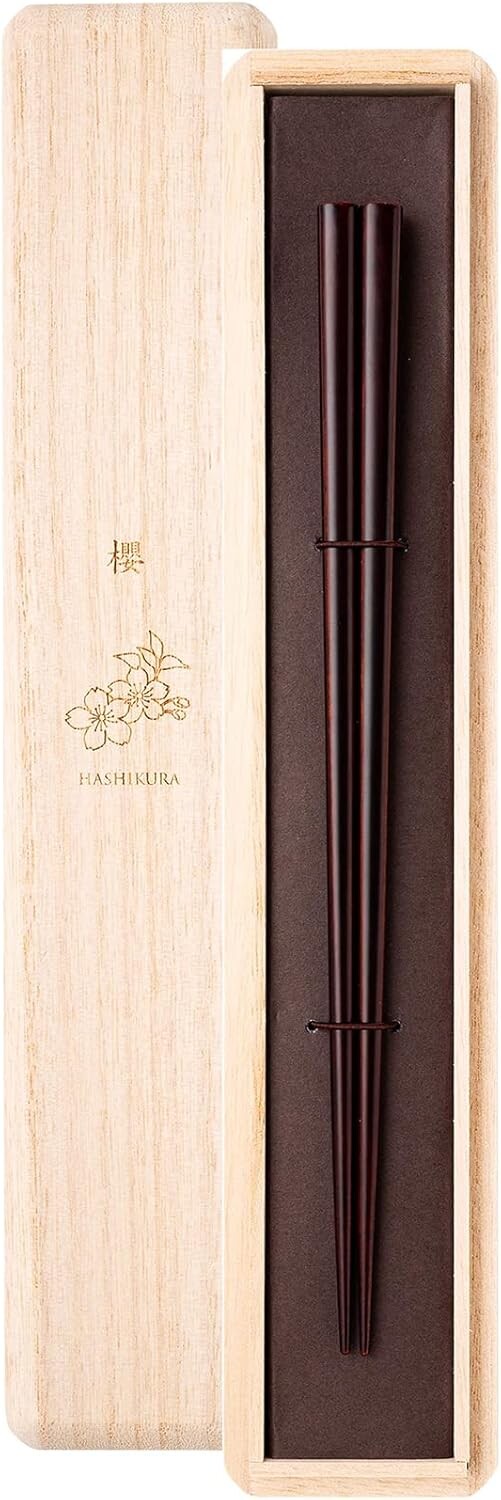 

Hashikura Matsukan G-68030 Палочки для еды, высокое качество, натуральное дерево, 8,3 дюйма (21 см), лак Джободзи, обработанные, вишневый цвет, вишневый цвет, черный, сделано в Японии, Black