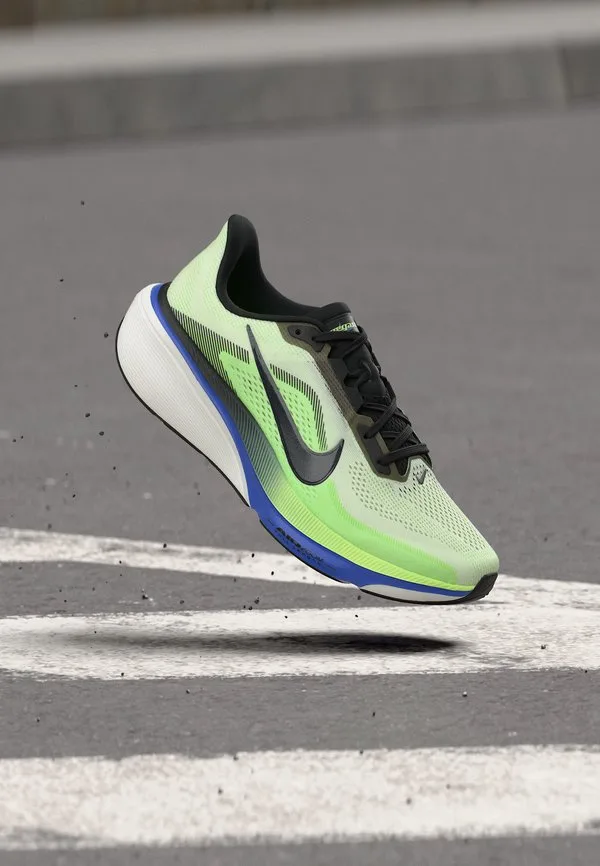 Кроссовки для бега по шоссе pegasus 42 Nike Performance, Volt Tint/Black Spruce/Sapphire/Lime Blast