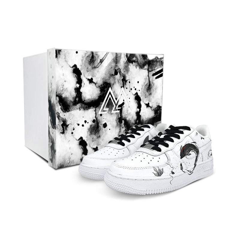 

Кроссовки Nike Air Force 1 Skateboard Shoes Men Low-Top White Black