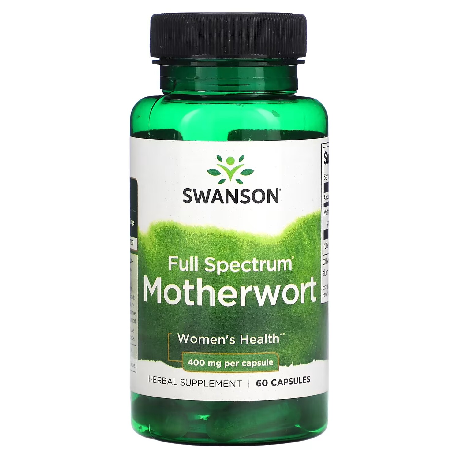 

Swanson Full Spectrum пустырник 400 мг 60 капсул