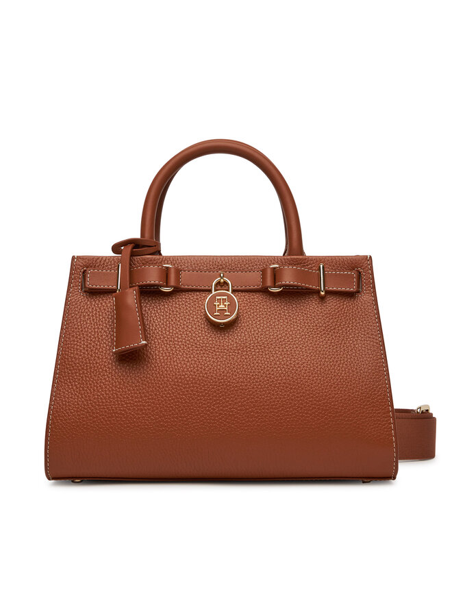 

Сумка American Icon Mini Tote Leather Aw0Aw17188 Tommy Hilfiger, коричневый