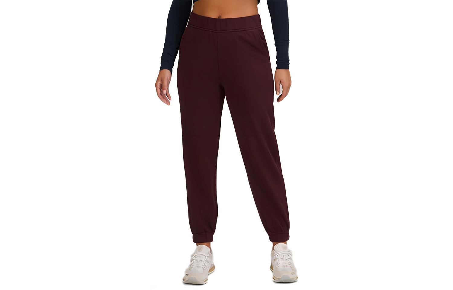 

Расслабленные Вязаные Спортивные Штаны Женские Lululemon, Кэроб Браун/COBN