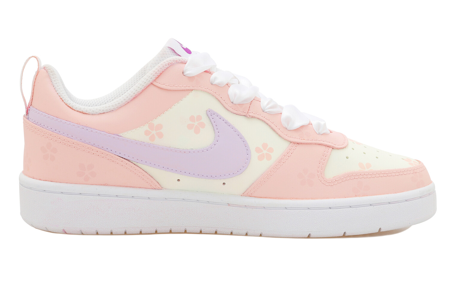 

Кроссовки Nike Court Borough Skateboard Shoes Women's Low-Top Pink Purple