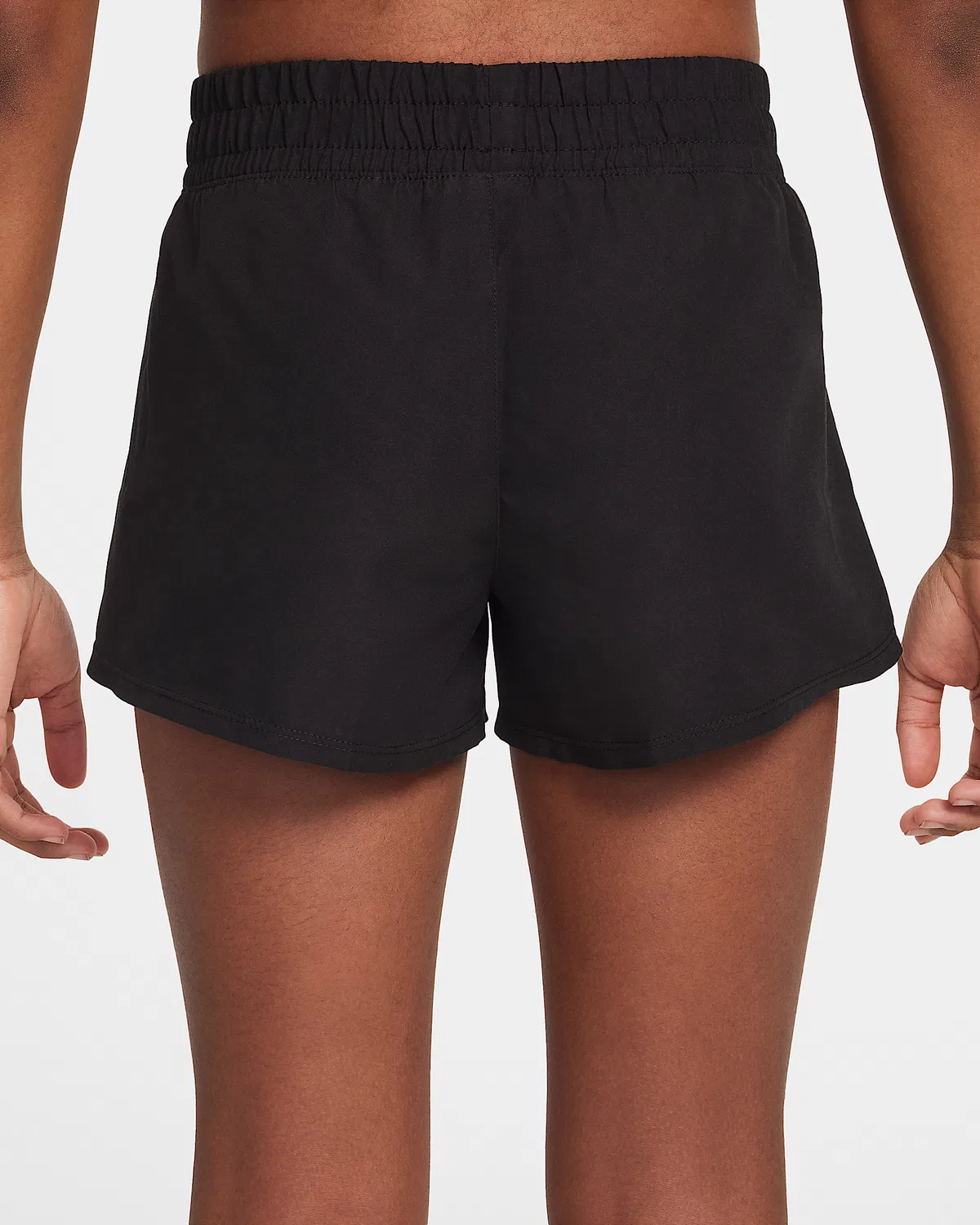 Детские (девочки) плавательные шорты Nike Swim Breaker 3", Black — фото 3