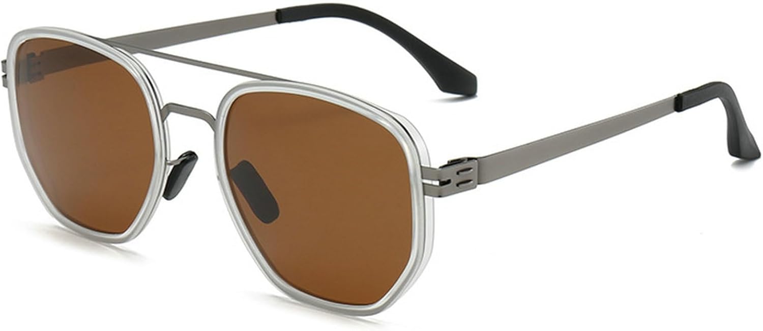 

Ретро поляризованные солнцезащитные очки-пилот для женщин и мужчин, винтажные солнцезащитные очки с двойным острием в стиле 70-х, 80-х и 90-х годов, круглые солнцезащитные очки mincl, C2