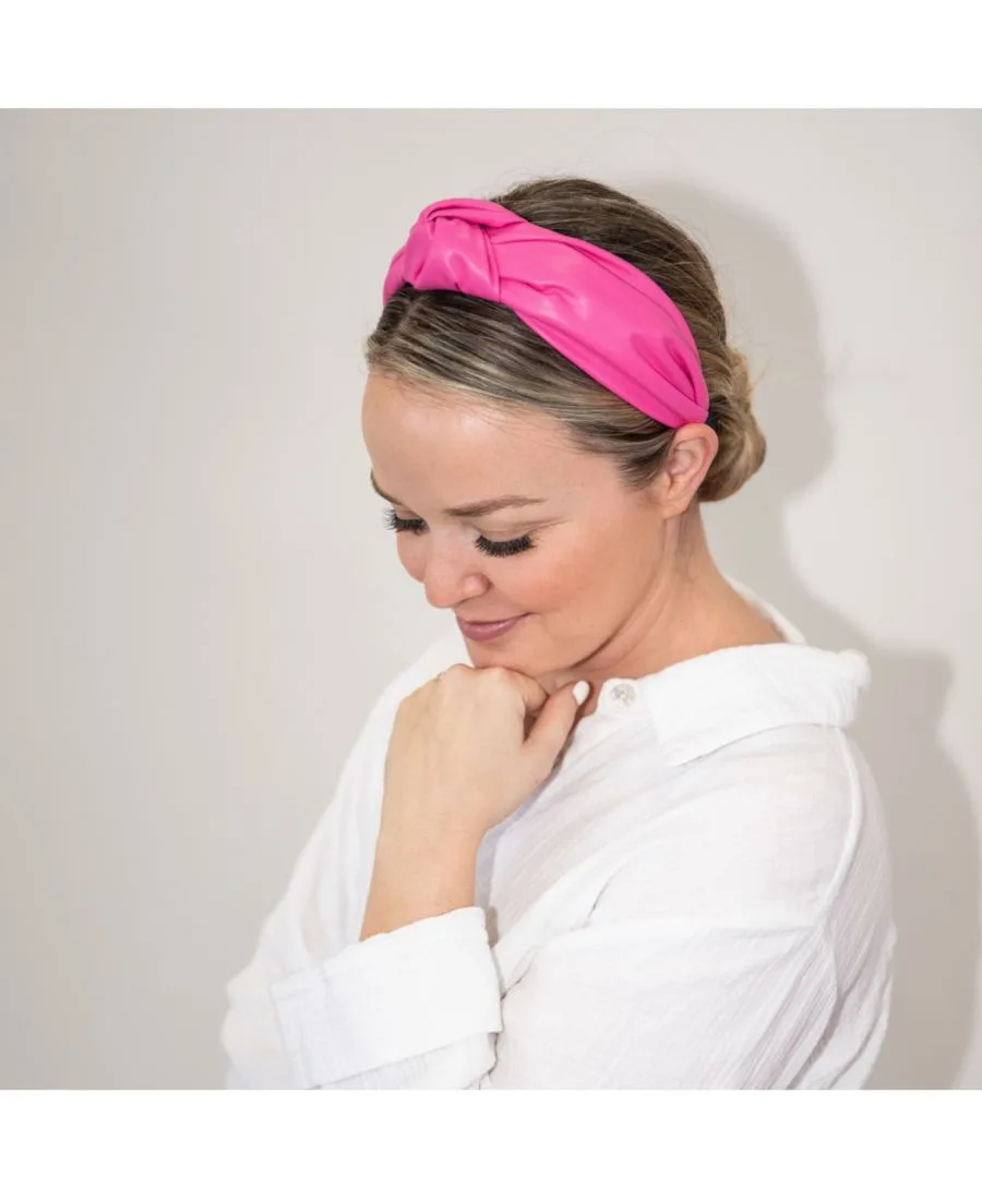 Headbands of Hope Женская повязка на голову "Бруклин" - розовая — фото 3