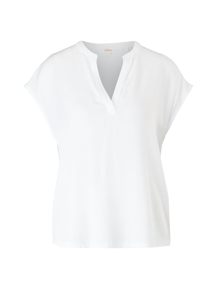 

Футболка в цвете 0100_white s.Oliver, Белый, Футболка в цвете 0100_white s.Oliver