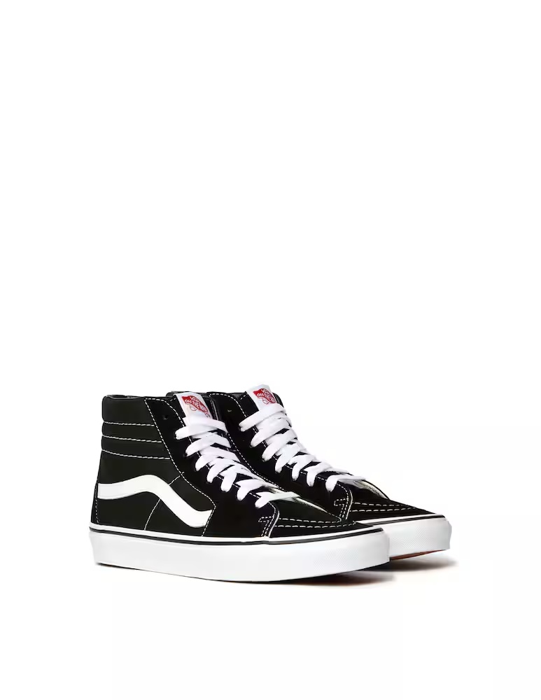 Высокие кеды UA SK8 Hi Vans, черно-белый — фото 2