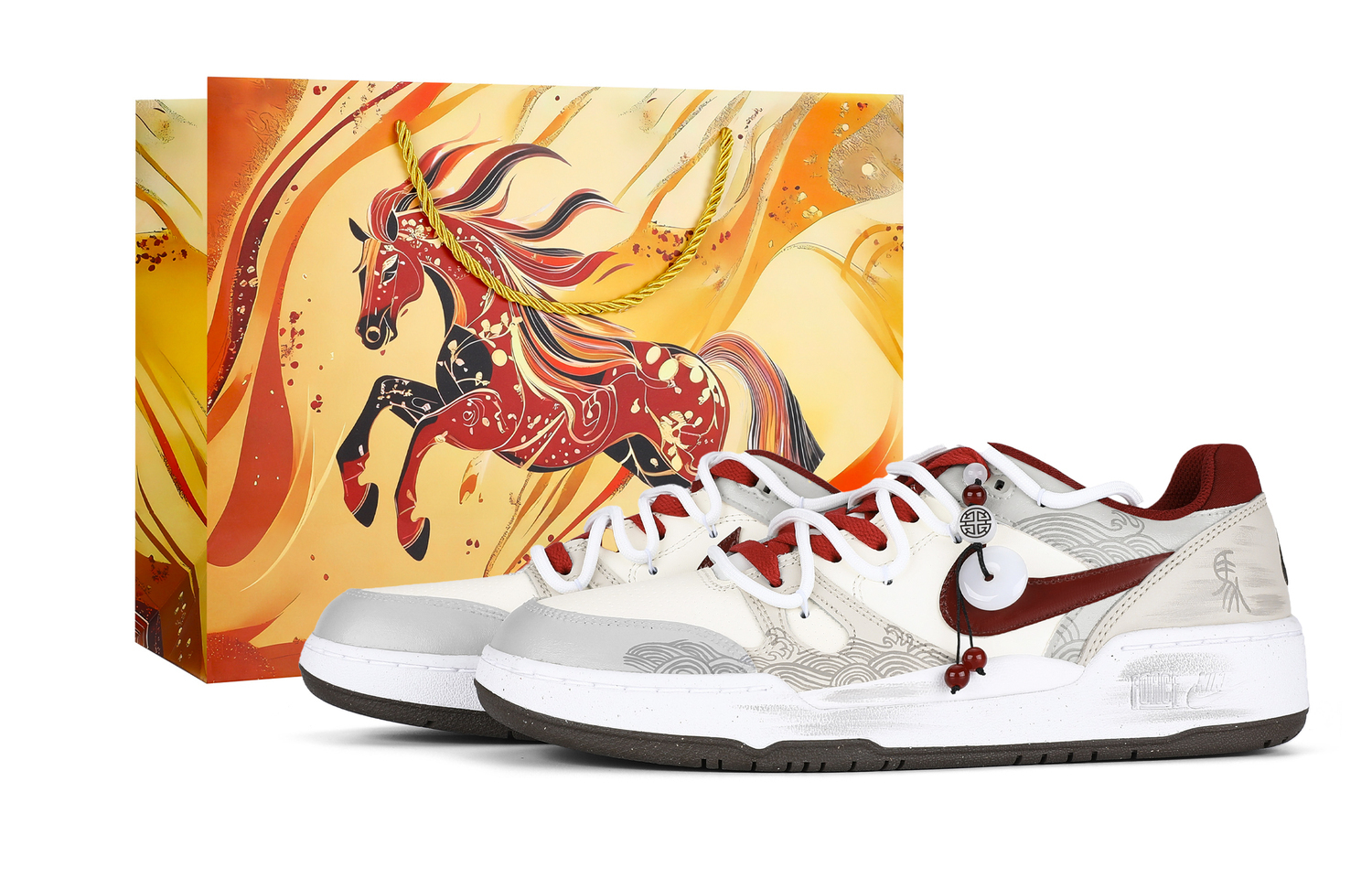 

Nike Мужские износостойкие и легкие низкие скейтбордистские кроссовки Full Force бежево-коричневого цвета